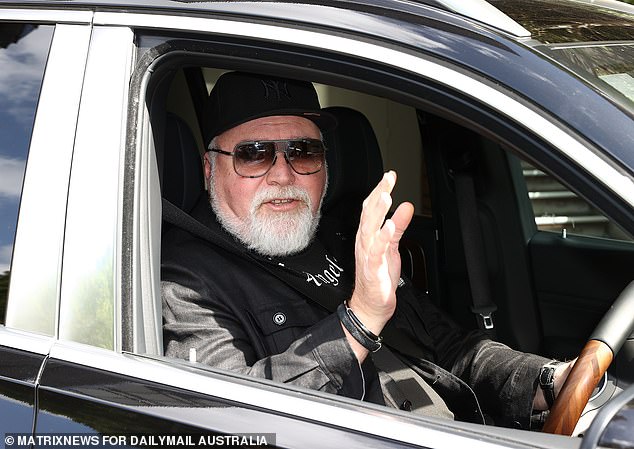 Kyle Sandilands lost his driver's license on the way to work on Thursday morning, but the shock jock was so upbeat about Trump's victory in the US presidential election that he didn't care