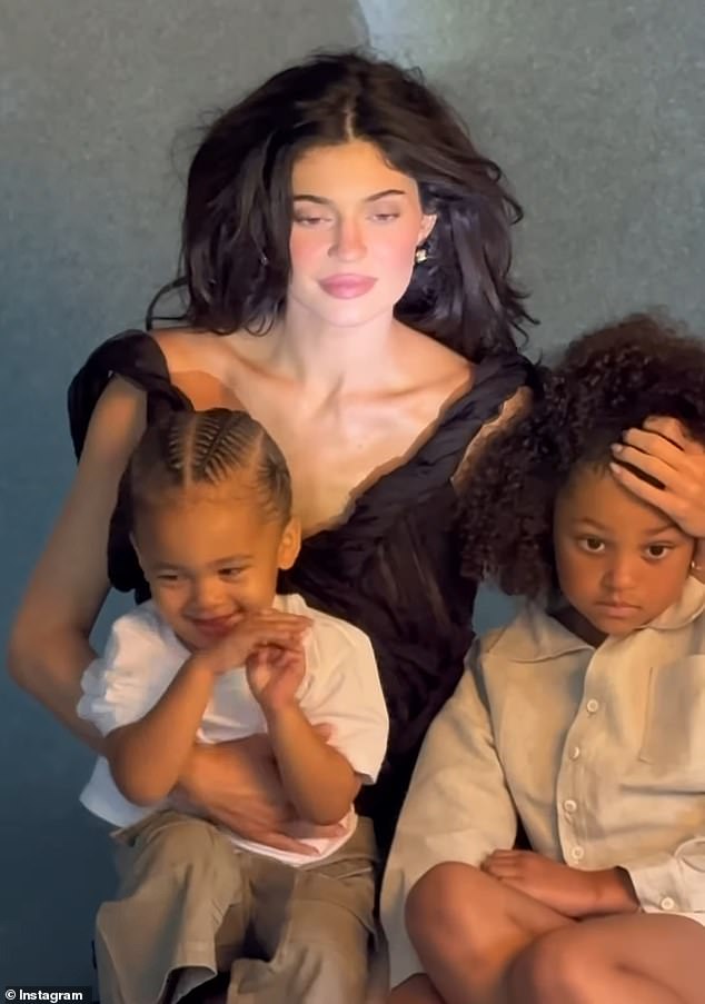 The mother-of-two shares children Stormi and Aire with former partner Travis Scott