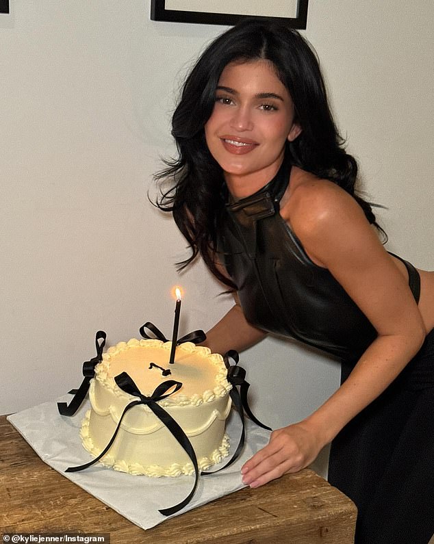 Kylie Jenner, 27, is celebrating the one-year anniversary of the launch of her fashion brand Khy, which had a grand debut on November 1, 2023