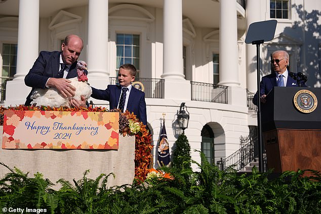 The lame duck President Joe Biden on Monday granted Thanksgiving pardons to Blossom and Peach turkeys to save them from an American family celebration