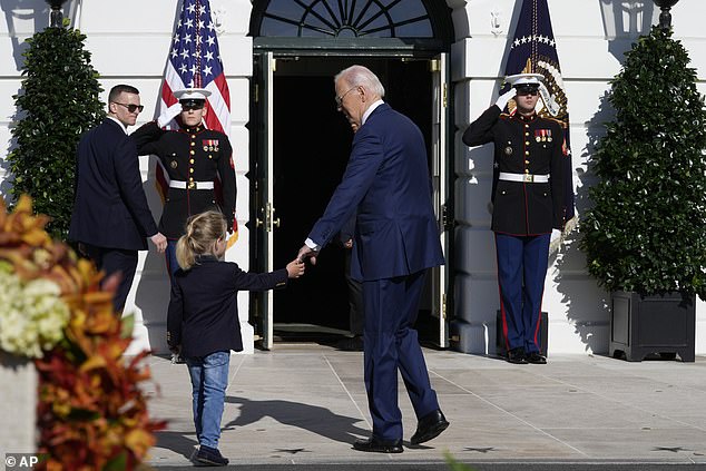 President Joe Biden with his grandson Baby Beau