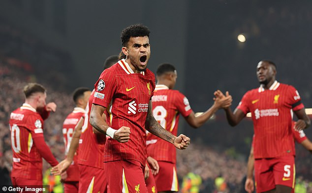 Luis Diaz scored his first hat-trick for Liverpool to propel the home side to an emphatic victory over Bayer Leverkusen