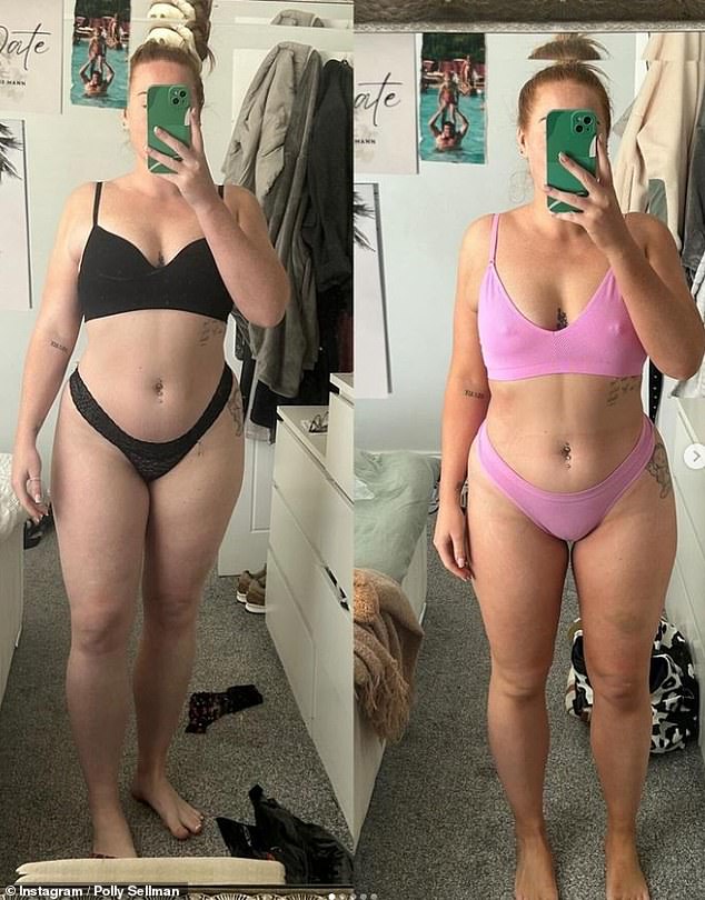 In September, the reality star revealed she had been on a six-month mission to slim down, revealing her impressive transformation in a before and after post.