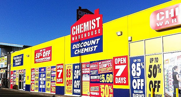 The ACCC has approved the $8.8 billion merger of pharmacy companies Chemist Warehouse (pictured) and pharmaceutical wholesaler Sigma Health