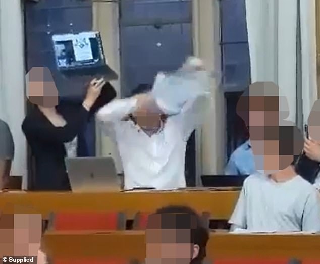 Three male students at the University of Sydney have sparked national outrage after tearing up a sexual assault report during a student council meeting on Wednesday.