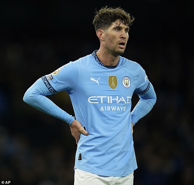 John Stones is the latest injury problem for Man City after missing training on Monday