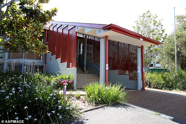 The man was refused bail and is due to appear in the Port Macquarie Bail Court (pictured) on Saturday after being charged with the murder of a 70-year-old woman.