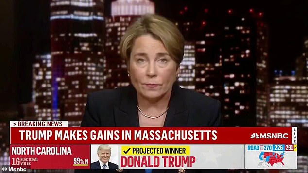 Massachusetts Governor Maura Healey said she will defy Donald Trump's expected mass deportation order during an interview with MSNBC