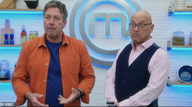 Pre-recorded episodes of MasterChef: The Professionals, currently showing on BBC One and starring Gregg, will air as planned in December (pictured with John Torode)