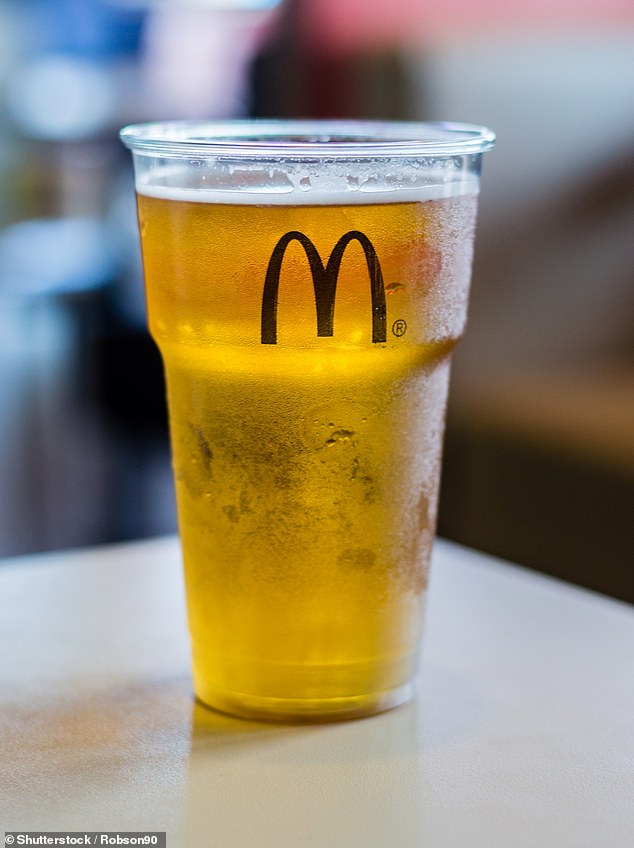 Beer is on the menu at fast food chains in several countries in Europe and Asia