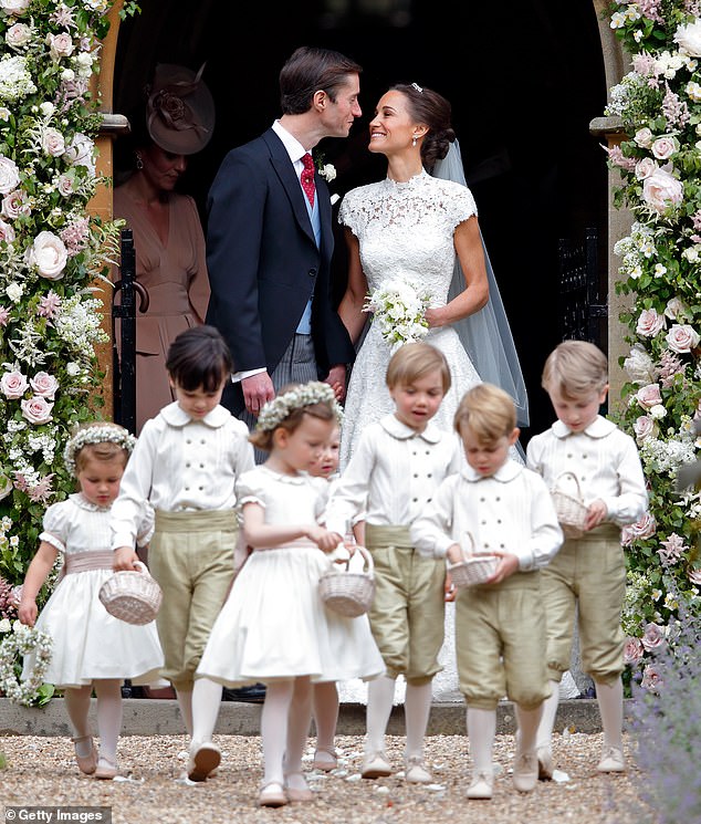 James Matthews and Pippa Middleton leave St. Mark's Church on their wedding day in 2017