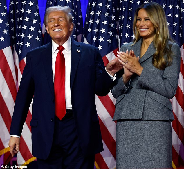 Melania Trump shared a cryptic message on Wednesday following her husband's big victory over Vice President Kamala Harris