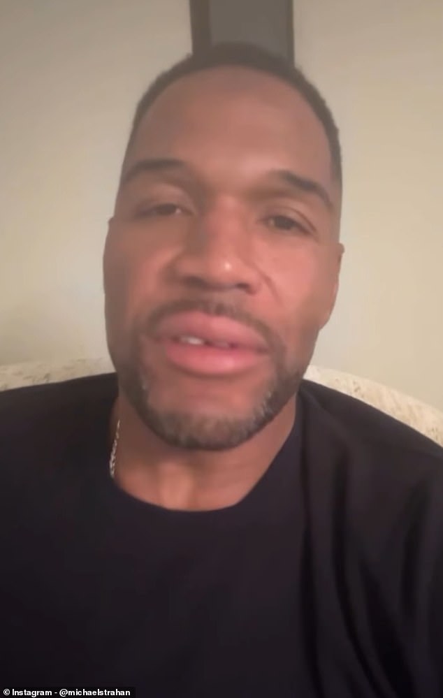 Michael Strahan admits he is 'not proud' of his angry exchange with a DailyMail.com reporter