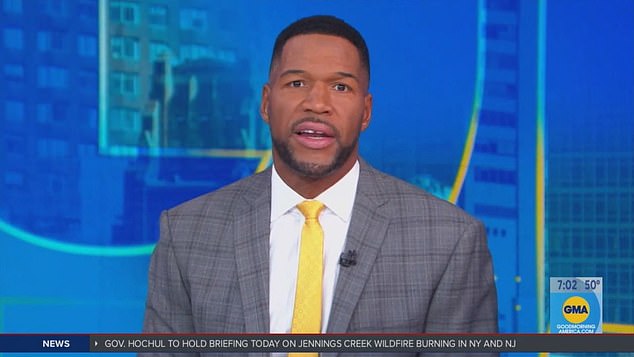 Michael Strahan returns to Good Morning America but theres no