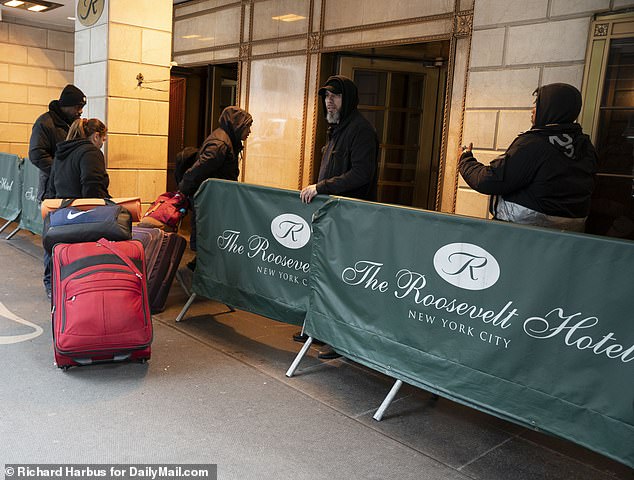 Many asylum seeker families have been staying at The Roosevelt Hotel reception center in Manhattan for over a year