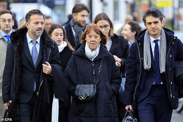 Gisele Pelicot arrives at the courthouse on November 20.