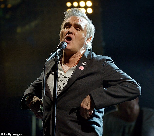 Morrissey, 65, had to interrupt his concert at Fair Park Music Hall in Dallas, Texas on Saturday evening, November 2, when fans stormed the stage