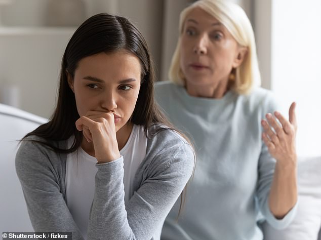 A woman revealed on Mumsnet that her partner's mother asked to go on holiday with them and became angry that they weren't spending enough time with her (stock image)