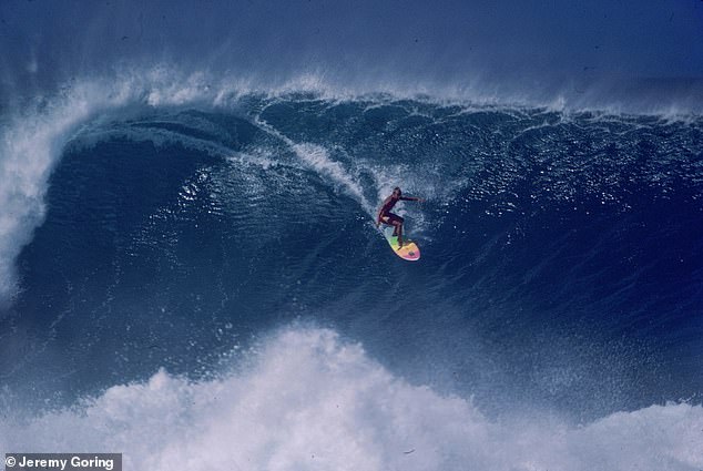 Reading Larry Blair's electrifying memoir, brilliantly articulated by his friend and fellow surfer Jeremy Goring (hotelier to the Royal Family), is itself like riding a liquid rollercoaster. Pictured: Larry Blair