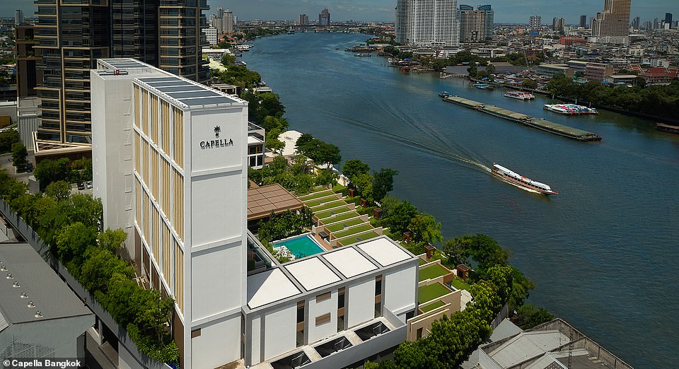 Capella Bangkok has 101 rooms, suites and villas all overlooking the Chao Phraya River