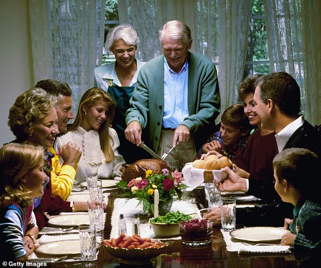 A woman has revealed that her vegan brother refused to come to Thanksgiving dinner if there was meat on the table (stock image)