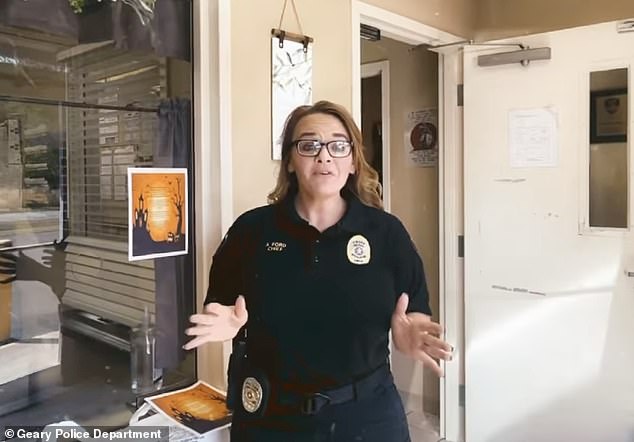 Geary Police Chief Alicia Ford posted an announcement after the police resignation, suggesting the Geary City Council may have been behind her decision to quit