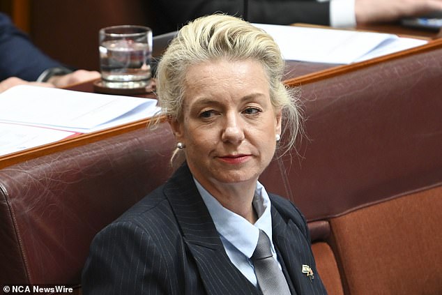 Nationals frontbench senator Bridget McKenzie (pictured) was called to 'explain' the many free upgrades she received from Qantas, but did not reveal this