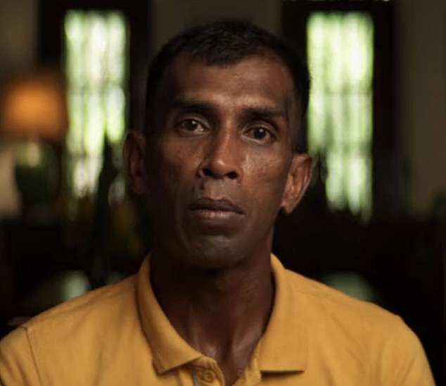 Gayantha Maheepala (pictured) lived in Colombo, Sri Lanka and innocently passed notes to his girlfriend, having no idea of ​​the devastation that would soon strike