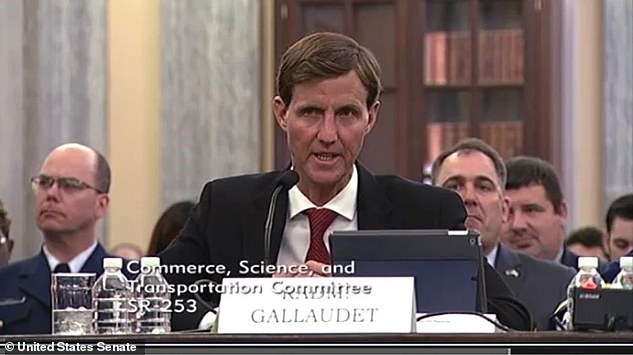 Retired Vice Admiral Tim Gallaudet (above) has publicly testified in the past to 