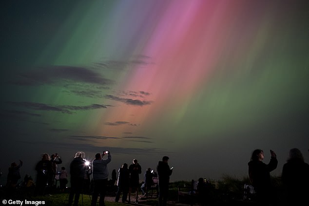 Americans are expected to see the beautiful Northern Lights on Thanksgiving after the sun released a burst of energy on Sunday