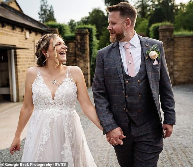 But on that day in 2019, her future husband, northern locomotive engineer Dave Lay, 47, slowed down and got out to talk to her for half an hour. They later married when Mrs Lay was 22 weeks pregnant with their first child