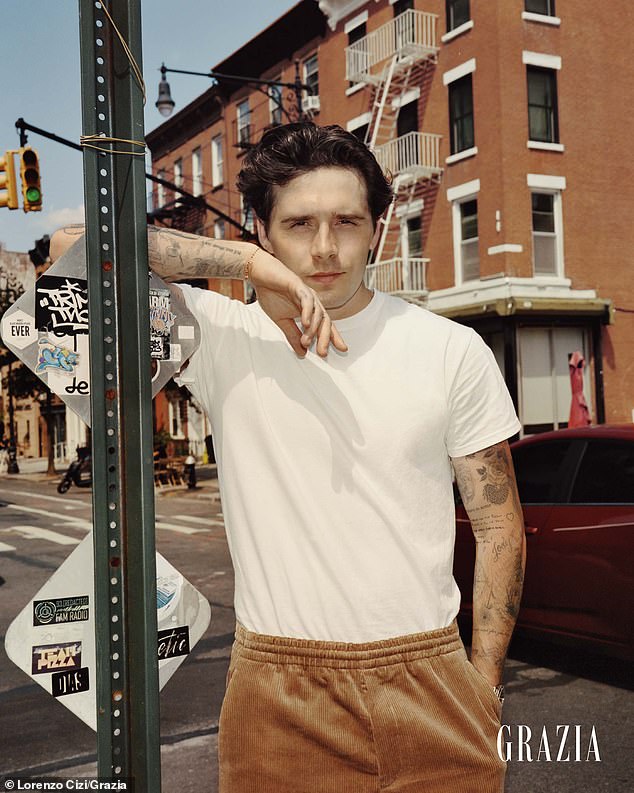 Brooklyn Beckham, 25, weighs in on the criticism nepo babies like himself receive while gracing the cover of Grazia magazine