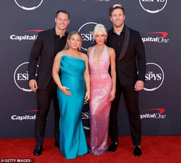 Former Olympic gold medal-winning gymnast Shawn Johnson East has spoken about the breakup of a best friend. The Dancing With The Stars winner revealed she hadn't spoken to her friend Nastia Liukin, 35, an Olympic teammate, for eight years. Seen with their partners