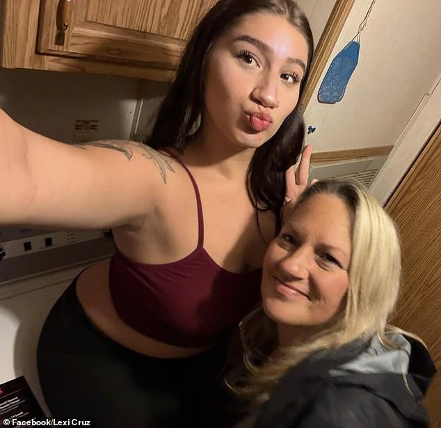 Naomi Briggs, 16, had been out with her friends to celebrate her birthday last week and is now fighting for her life in an Oregon hospital after being shot. Pictured next to her mother, Drea