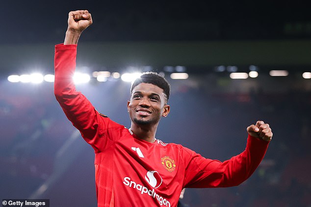 Amad Diallo struck twice as Man United secured their first Europa League win of the season