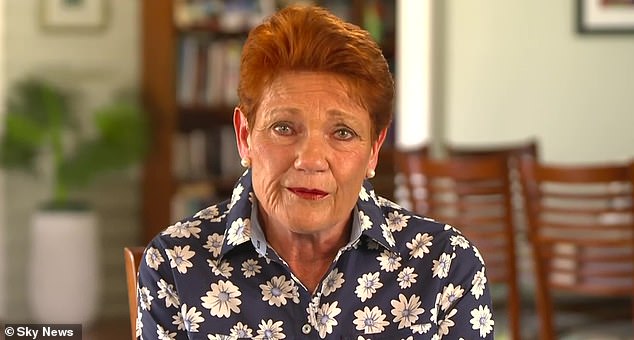 One Nation leader Pauline Hanson has broken down in tears during an interview after a judge ruled her post telling a rival senator to 'go back to Pakistan' was racist