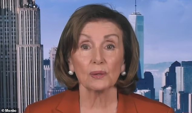 Pelosi had spoken to MSNBC on Sunday morning, shortly after Trump unleashed a wild tirade in Pennsylvania