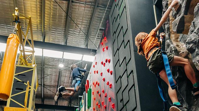 The eight-year-old girl was attending a friend's birthday party at Funtopia Maribyrnong, in Melbourne's west, on July 16, 2022, when a belay device failed and she plunged to the ground from the top of a rope ladder (photo is Funtopia Maribyrnong)