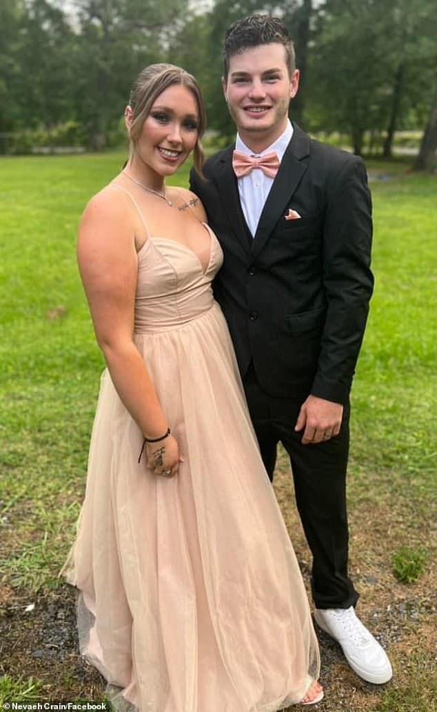 Navaeh Crain, 18, (pictured with her boyfriend Randall Broussard) died an agonizing death from sepsis after doctors refused to abort her fetus even after she miscarried