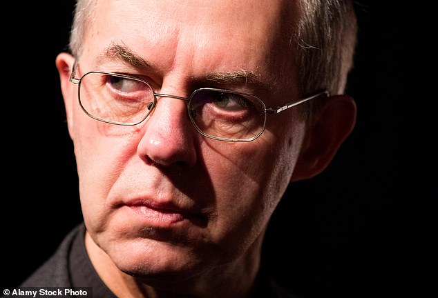 Justin Welby (pictured) admitted he had 