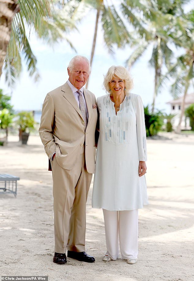 King Charles and Queen Camilla are pictured together