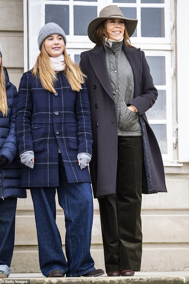 The stylish royal, 52, attended the annual event with her daughter, Princess Josephine, 13