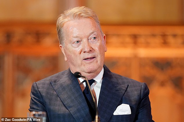 Queensberry Chairman Frank Warren talked about how excited he was when he started working on the platform