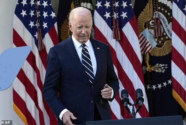 The 81-year-old commander-in-chief spoke from the White House Rose Garden on Thursday afternoon in his first public appearance since Trump's landslide victory