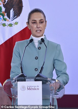 Mexican President Claudia Sheinbaum