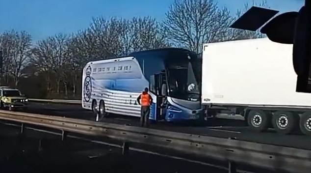 Real Madrid's team coach was involved in a crash after the Champions League loss to Liverpool