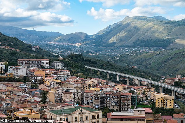 The chilling real-life threat took place in Altofonte, a small village on the outskirts of Palermo