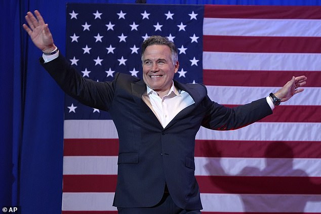 Republican Senate candidate David McCormick at his election night party