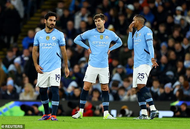 Statistics have shown how bad Manchester City's current form really is