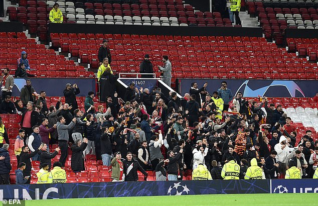 United confirmed last season that 2,000 Galatasaray supporters were allowed into the home leg during a Champions League match, raising security concerns over a similar event.